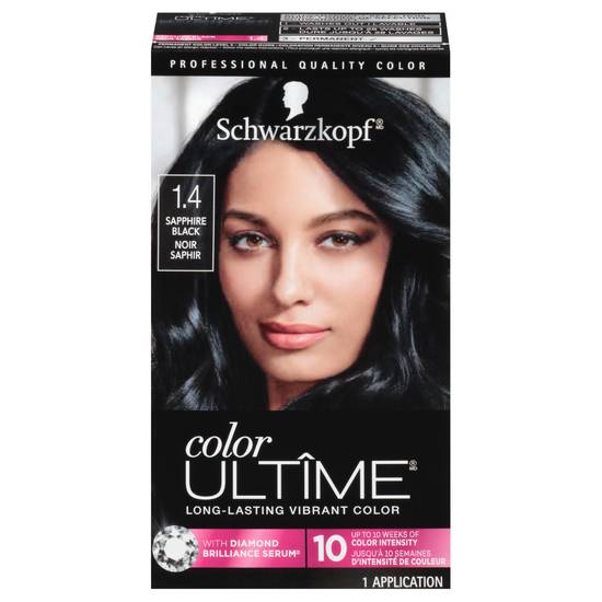 Schwarzkopf Color Ultime Sapphire Black 1.4 Permanent Hair Color