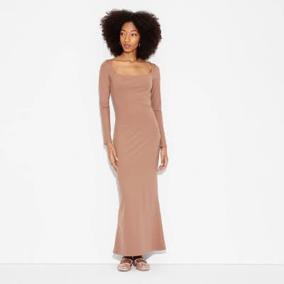 wild fable brown dress Wild Fable Women's Ombre long Sleeve Cozy Sweatshirt Dress - M L XL main image 1