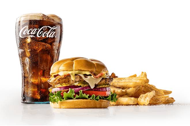 Pig 'n' Chicken Burger Combo