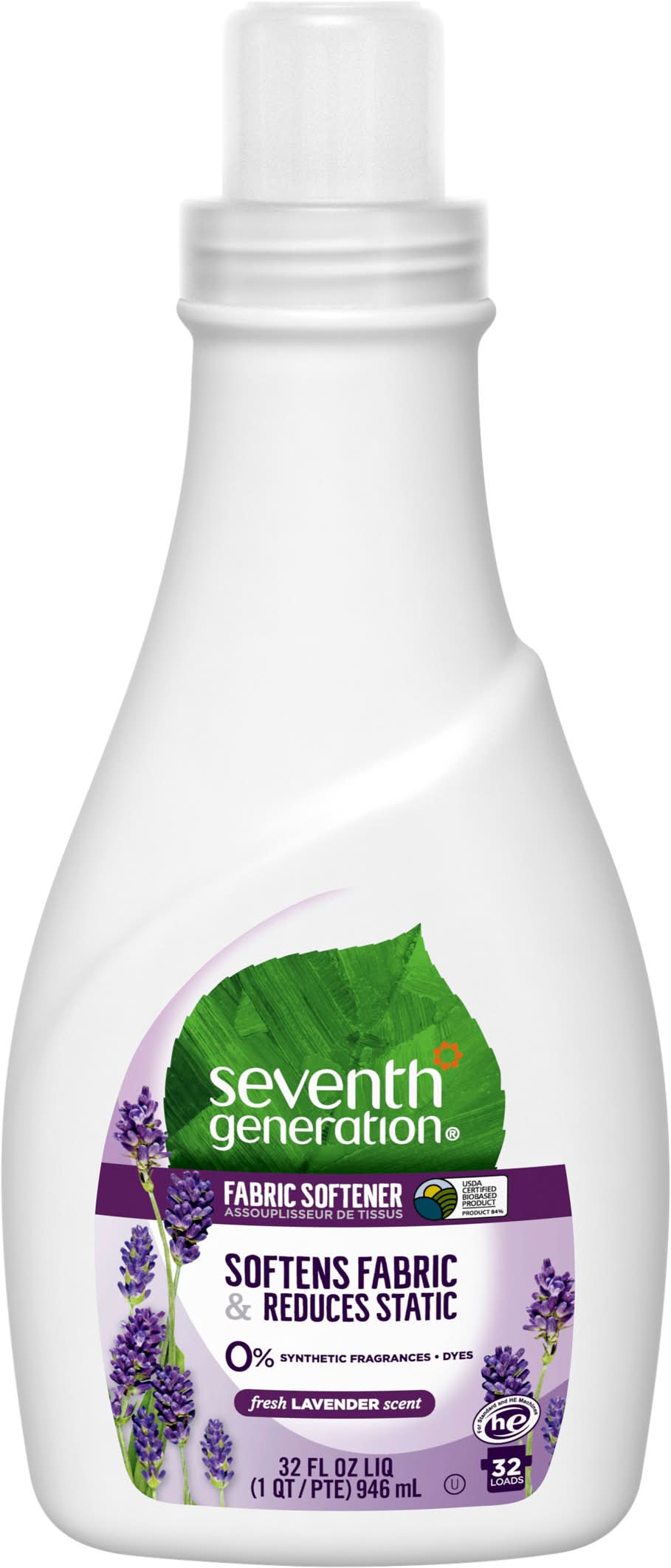 Seventh Generation Blue Eucalyptus & Lavender Fabric Softener (32 fl oz)