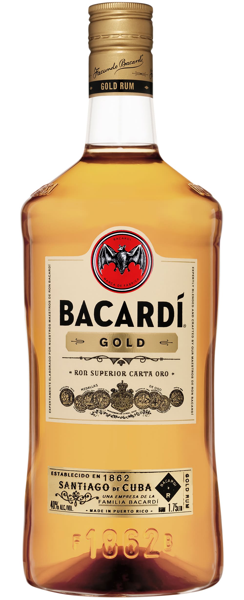 Bacardí Gold Rum (1.75 L)