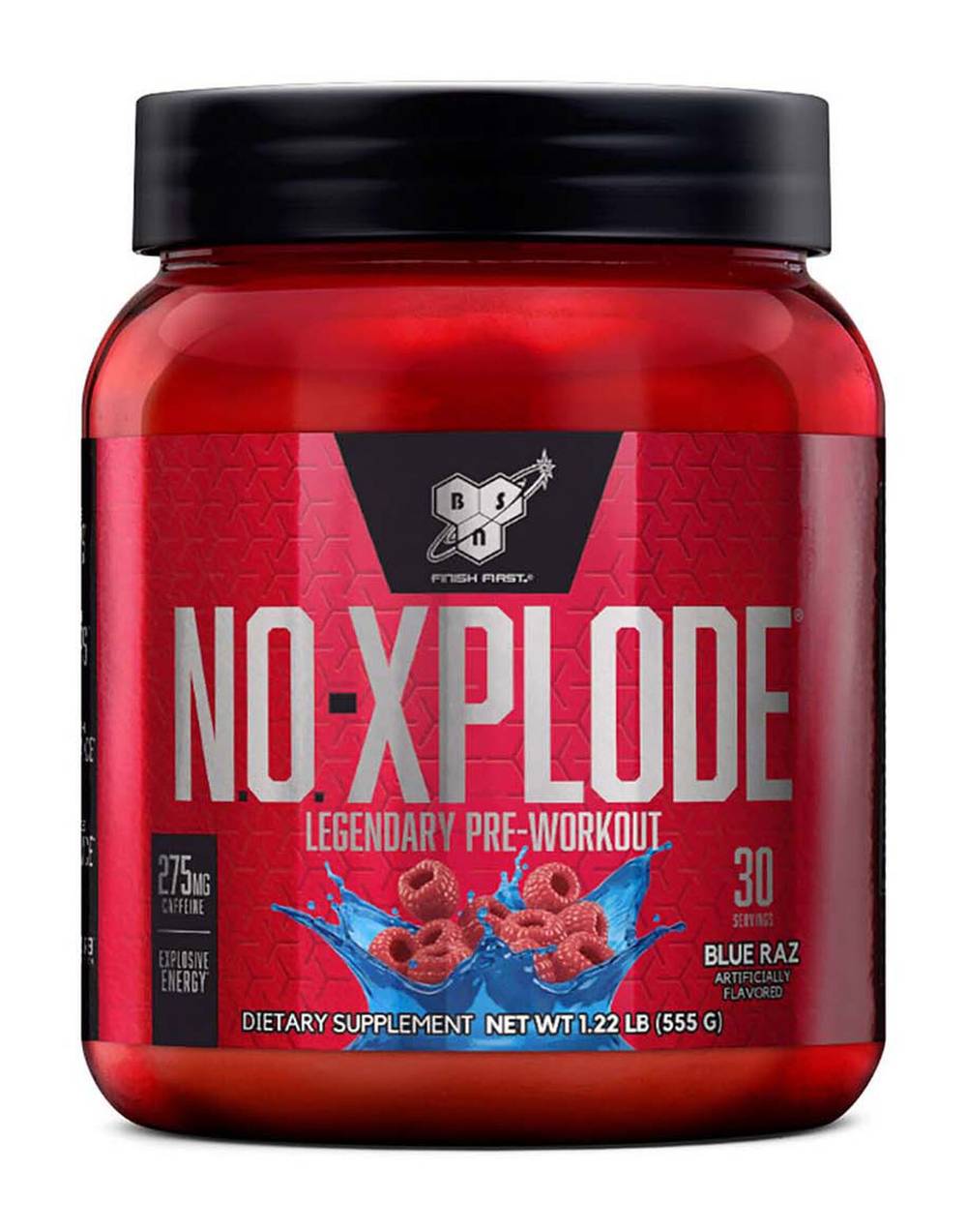BSN Legendary Pre-Workout, Blue Raz (1.22 lbs)