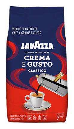 Lavazza Crema E Gusto Whole Bean Coffee (1 kg)