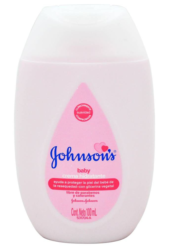 JOHNSON BABY CREMA SIN PARABENOS *100ML