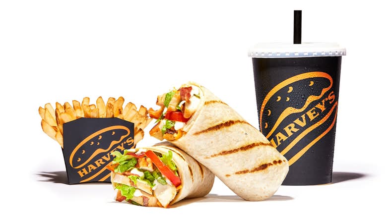 Grilled Chicken Wrap Combo 720-1120 cals