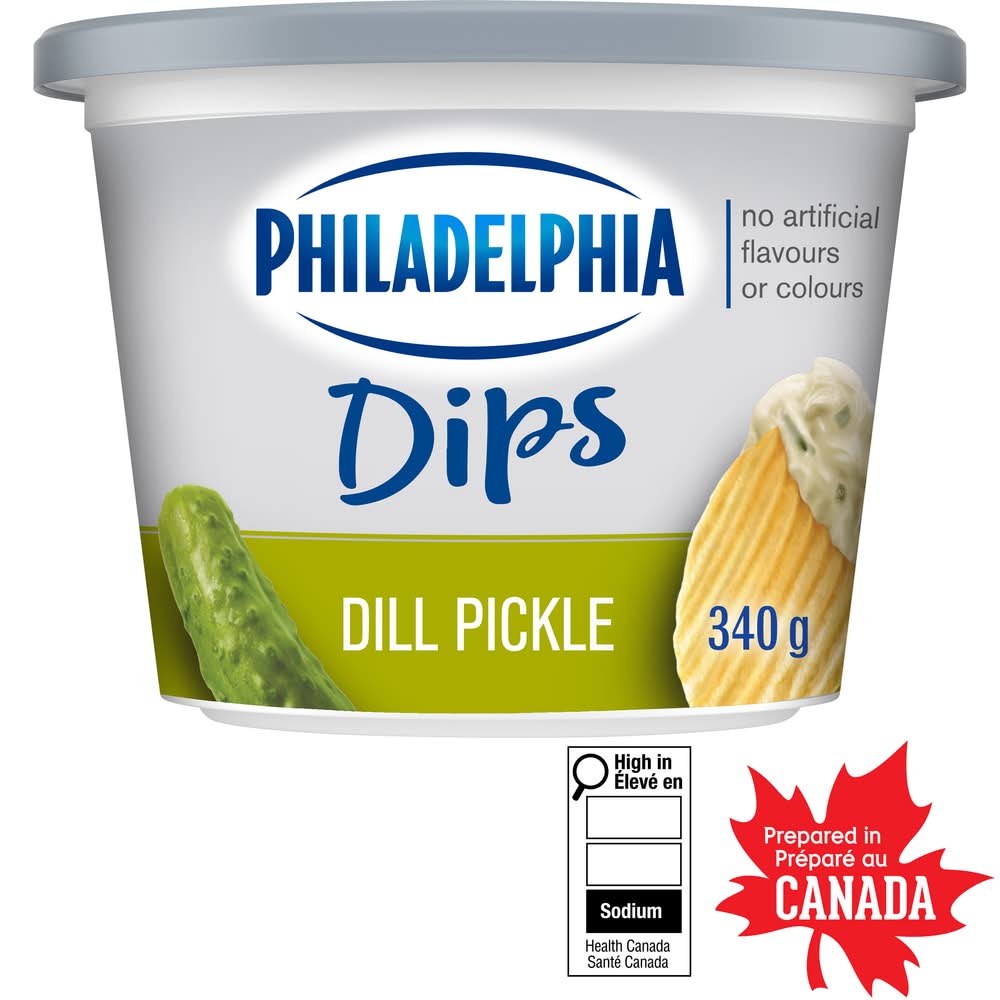 Philadelphia Dill Pickle Dips (340 g)