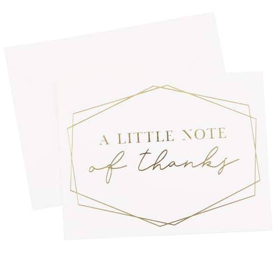 Thanks Cards & Envelopes By Recollections, 4.25" X 5.5"