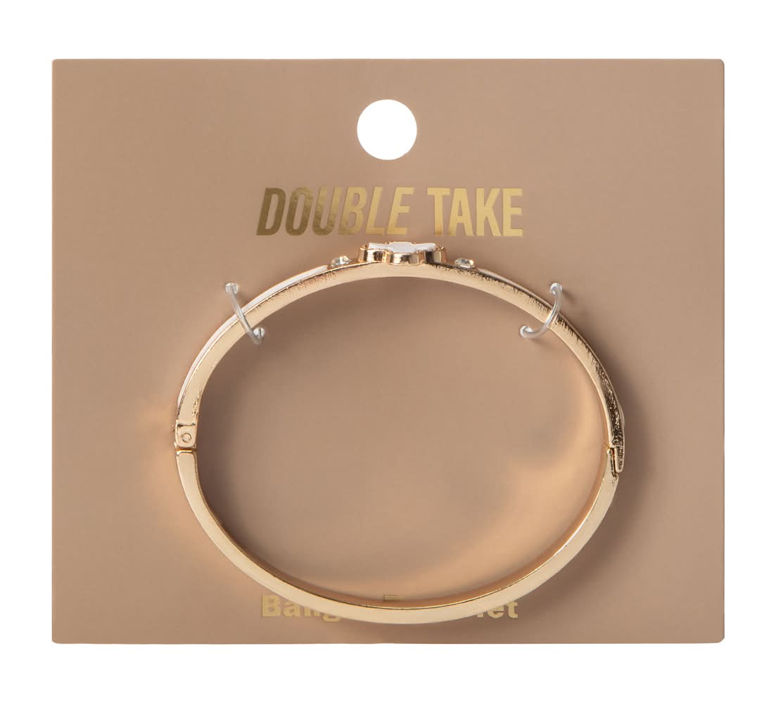 Double Take Clover Bracelet White