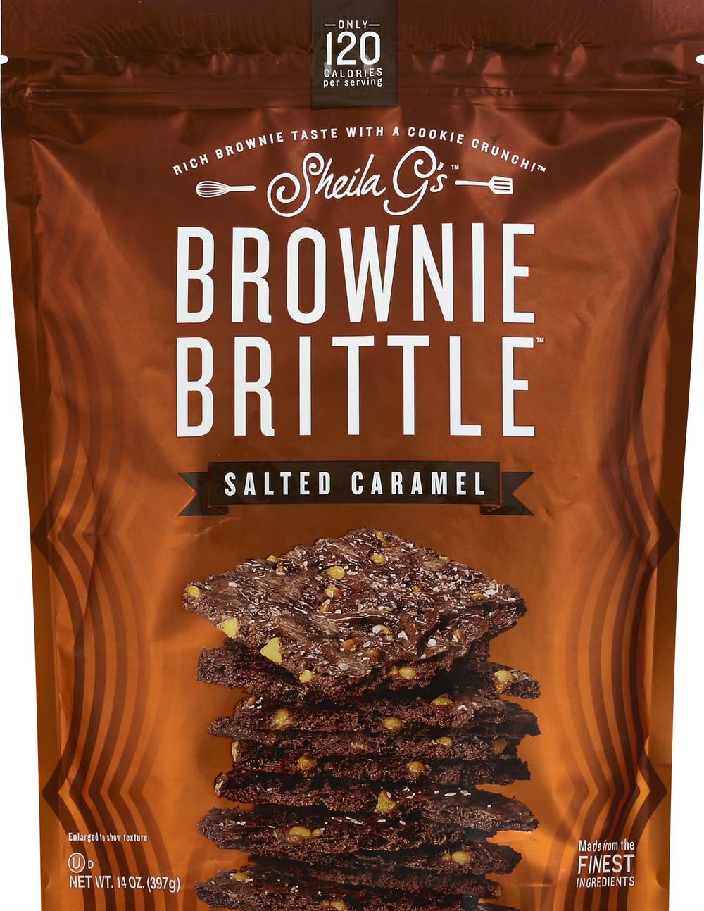 Sheila G's Salted Caramel Brownie Brittle (14 oz)