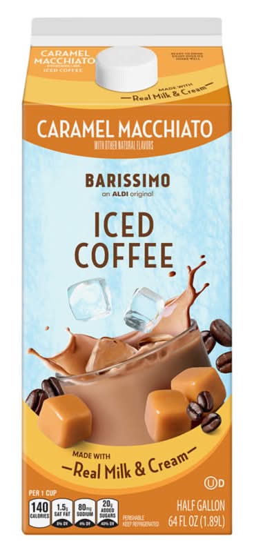 Barissimo Iced Coffee, Caramel Macchiato (64 fl oz)