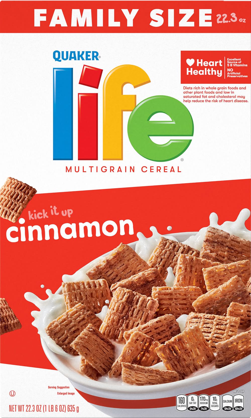 Quaker Life Multigrain Cereal, Cinnamon (22.3 oz)