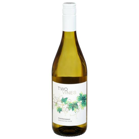 Two Vines Washington State Chardonnay White Wine (750 ml)