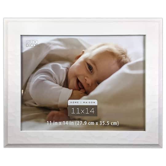 Home White Hammered Frame By Studio Decor