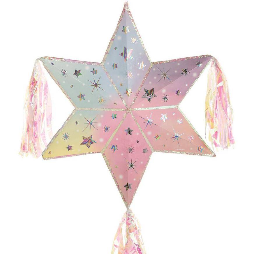 Party City Iridescent Luminous Star (19.5"x17")