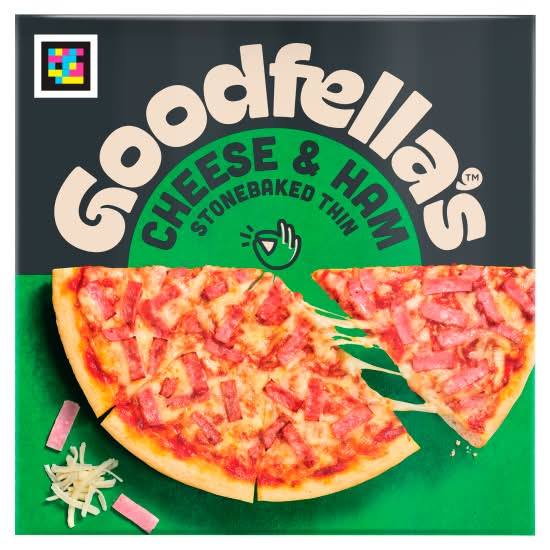 Goodfella's Stonebaked Thin Cheese & Ham (351g)