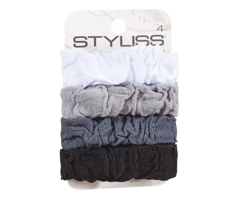 Styliss bandes élastiques pour cheveux (4 unités) (assorti)