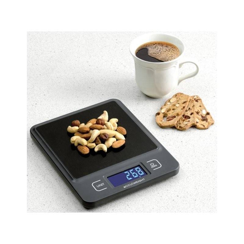 AccuWeight Kitchen Scale, Black