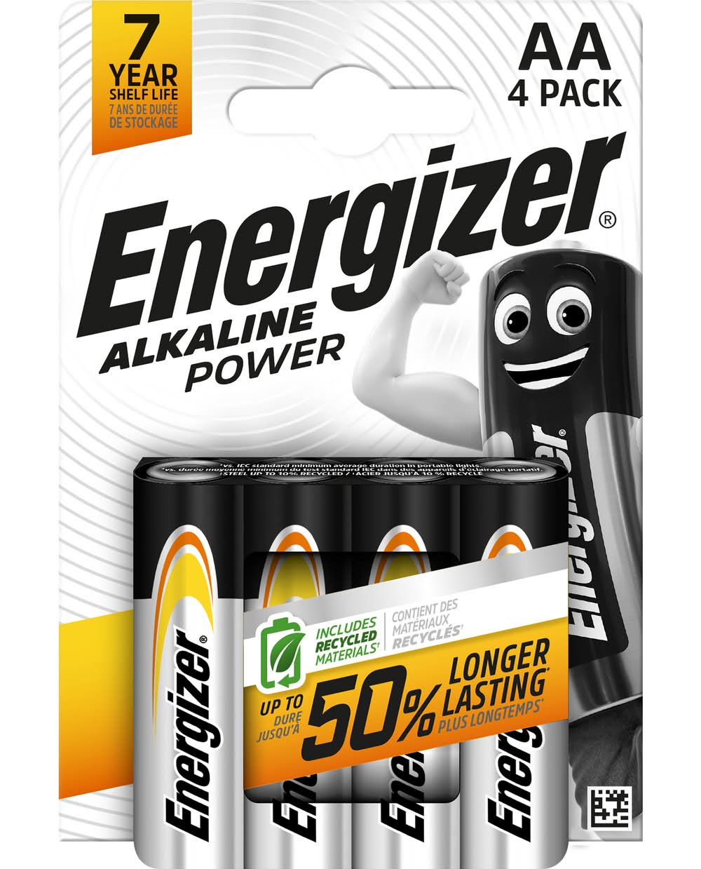 Energizer - Pile alcaline lr6 1.5v, AA (4)