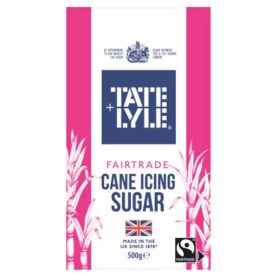 Tate & Lyle Fairtrade Cane Icing Sugar 500g