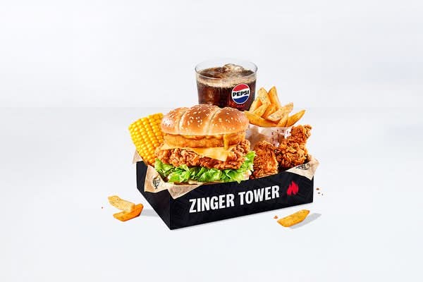 Zinger Supercharger Tower Box Meal