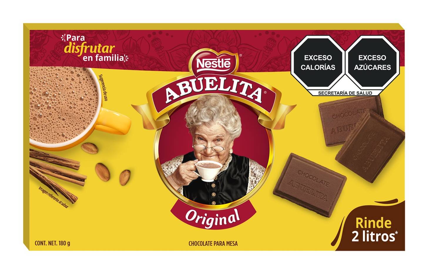 Abuelita · Chocolate en barra (180 g)