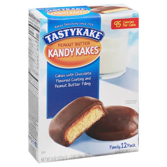 Tastykake Family pack Peanut Butter Kandy Kakes (6 ct)