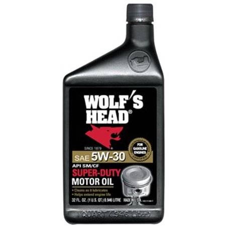 Wolfs Head 91066 5W 30 qt. Heavy-Duty Motor Oils