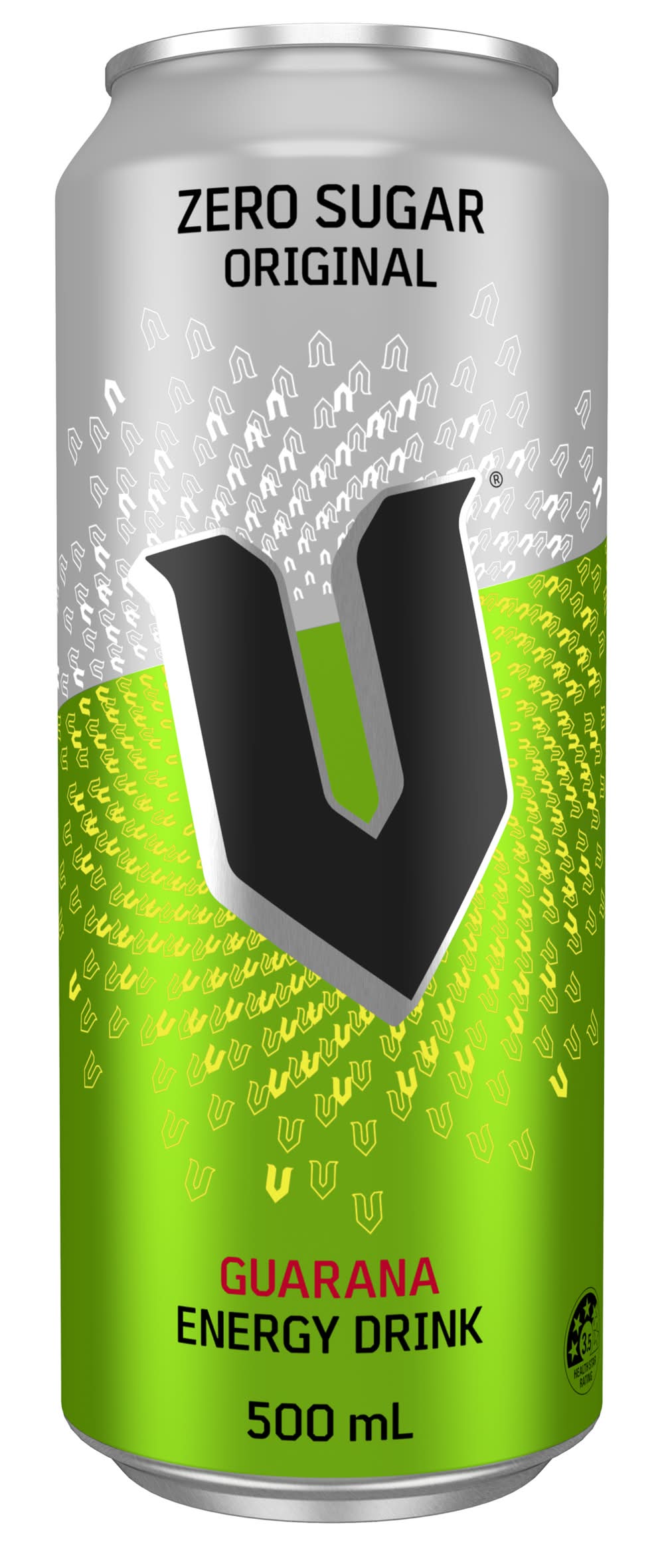 V Zero Sugar Original Energy Drink, Guarana (500mL)