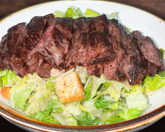 Skirt steak Caesar salad