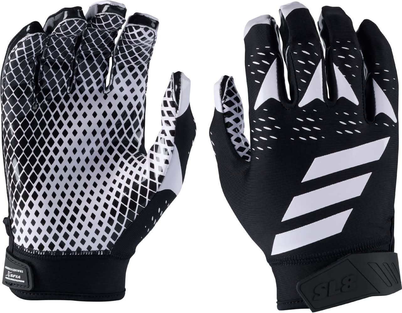 Adidas Youth Sl8 Football Gloves, S, Black-White