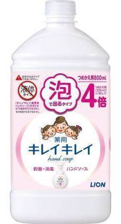 キレイキレイ薬用泡ハンドソープ詰替特大８００ｍＬ:4903301282198