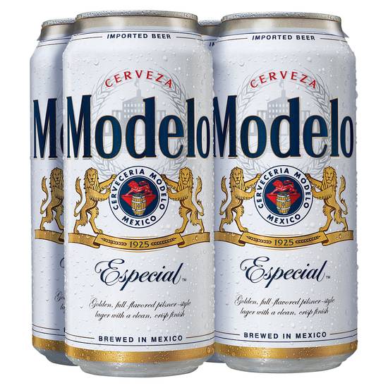 Modelo Especial Mexican Lager Beer (4 ct, 16 fl oz)
