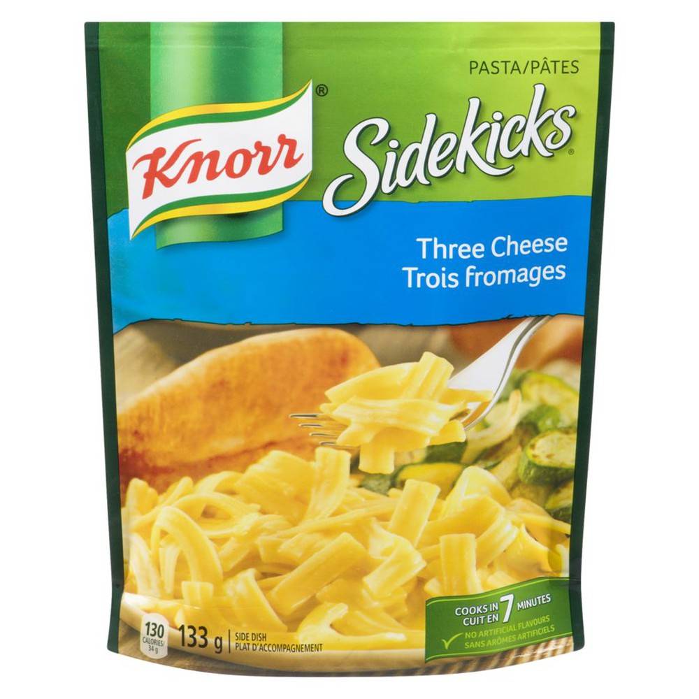 Knorr Sidekicks Three Cheese Pasta Side Dish (133 g)