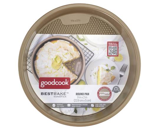 GoodCook Best Bake Nonstick Round Cake Pan, 9 Inch