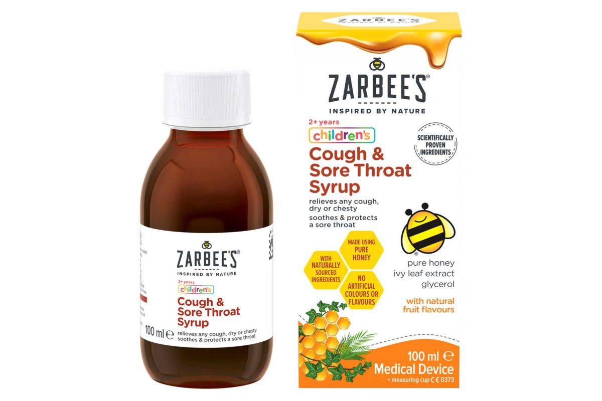 Zarbees Children's Cough & Sore Throat Syrup 100ml