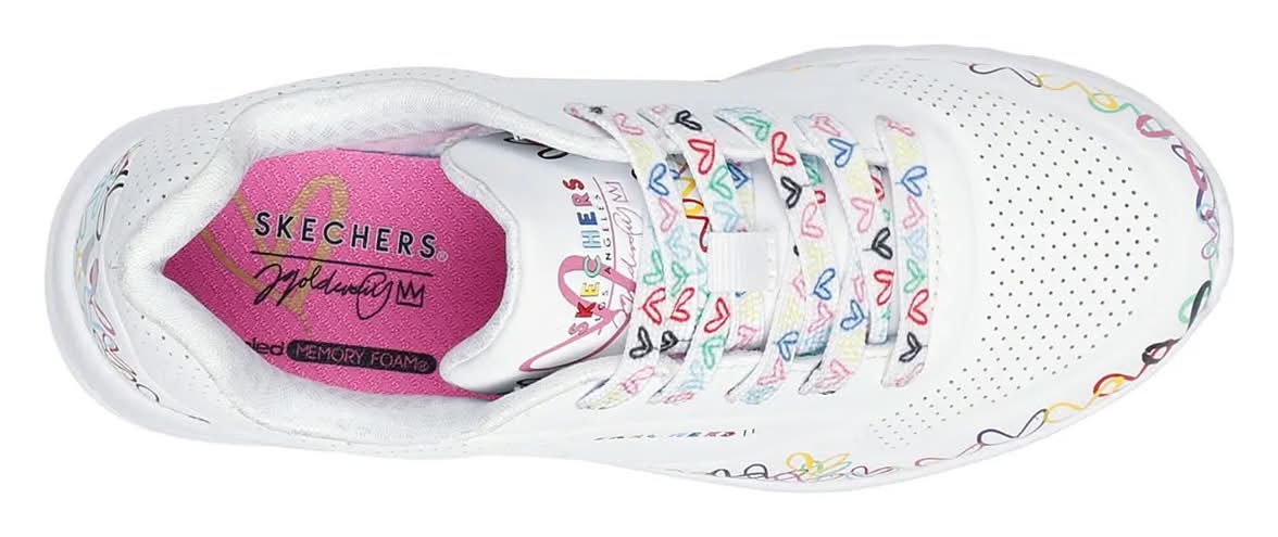 Skechers Kids Uno Lite Heart Daze Sneaker Delivery Near Me | Order