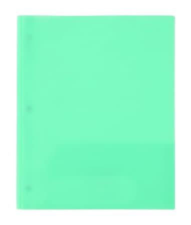 Pastel Portfolio With Prong Green