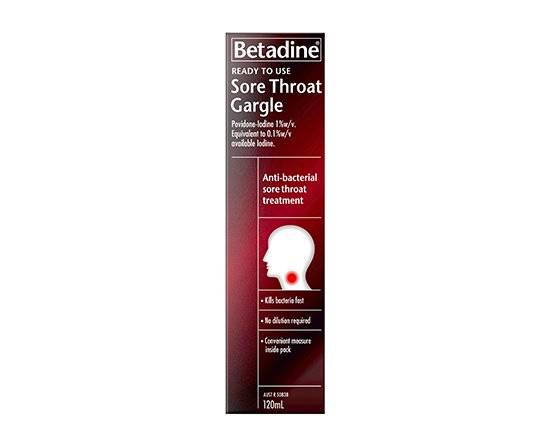 Betadine Sore Throat Gargle 120mL