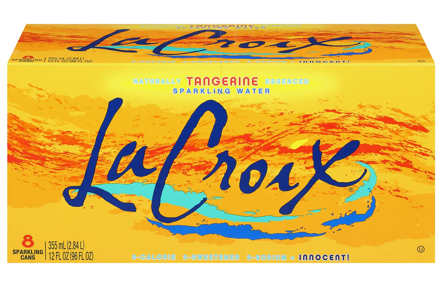 La Croix Naturally Sparkling Water, Tangerine (8 x 12 fl oz)