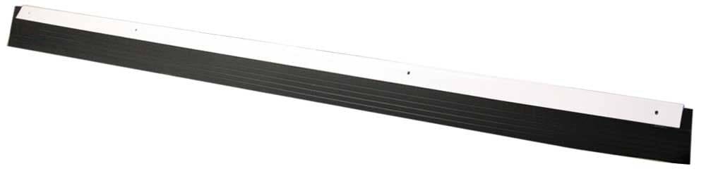 Gatehouse 3-ft x 1-in x 1/8-in White Aluminum/Vinyl Door Weatherstrip | WG1703