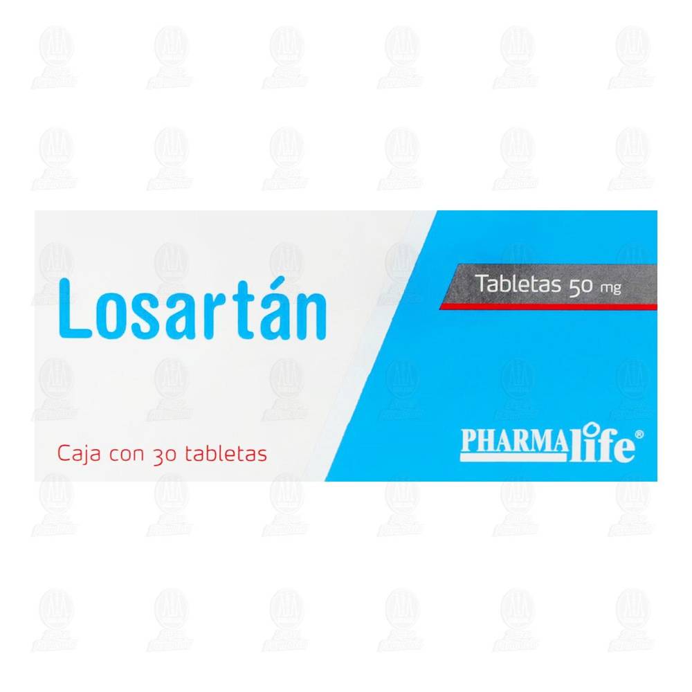 Losartán 50 mg, 30 Tabletas Pharmalife.