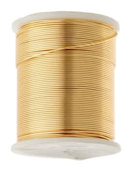 Bead Landing 24 Gauge Wire, 24 Yd, Gold