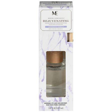 Modern Expressions Rejuvenating Aromatherapy Reed Diffuser Lavender & Vanilla - 5.07 fl oz