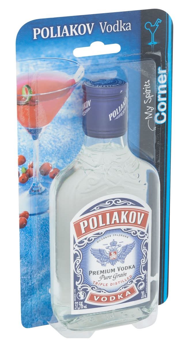 Poliakov Premium Vodka Pure Grain 20 cl