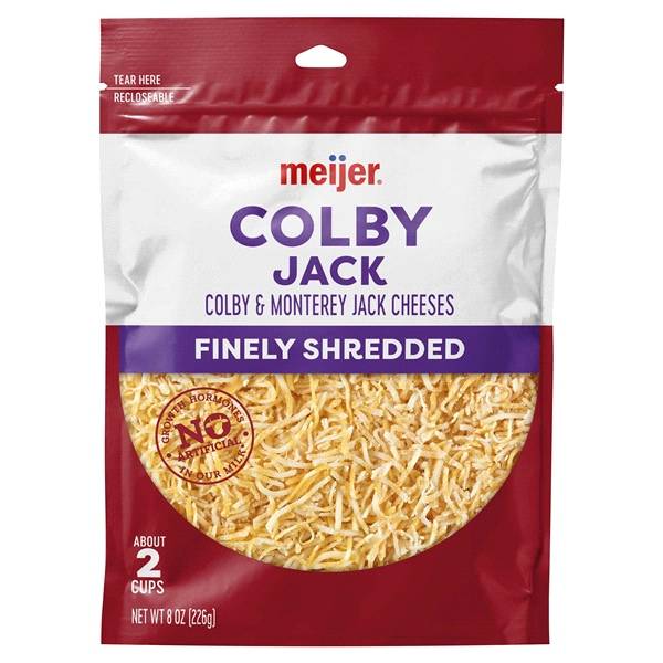 Meijer Finely Shredded Colby Jack Cheese (8 oz)