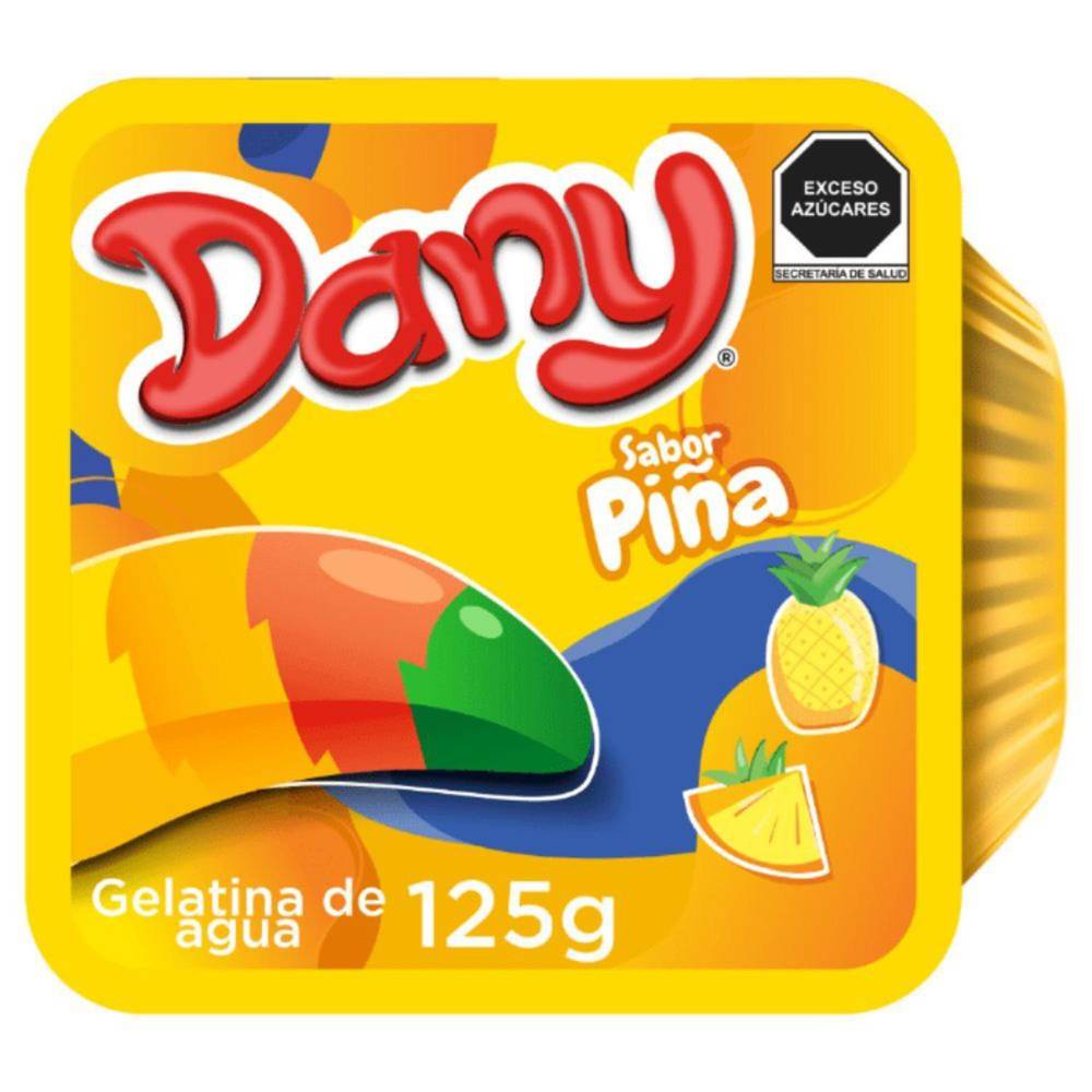 Dany gelatina de agua (piña)