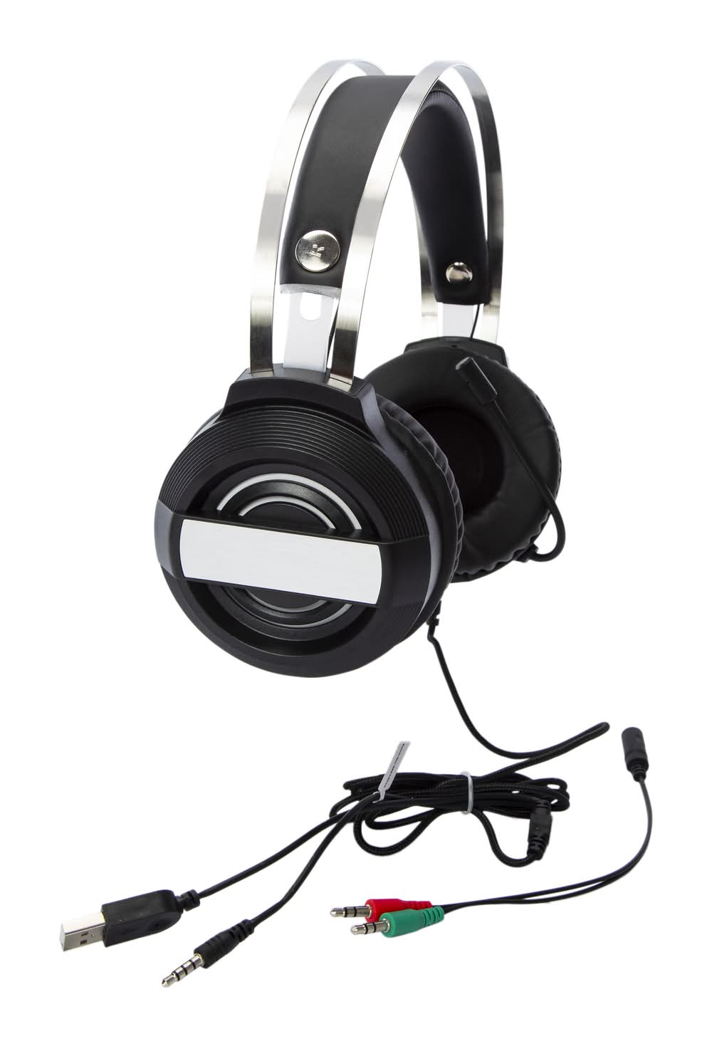 Titan Wired LED Gaming Headset With Mic Black