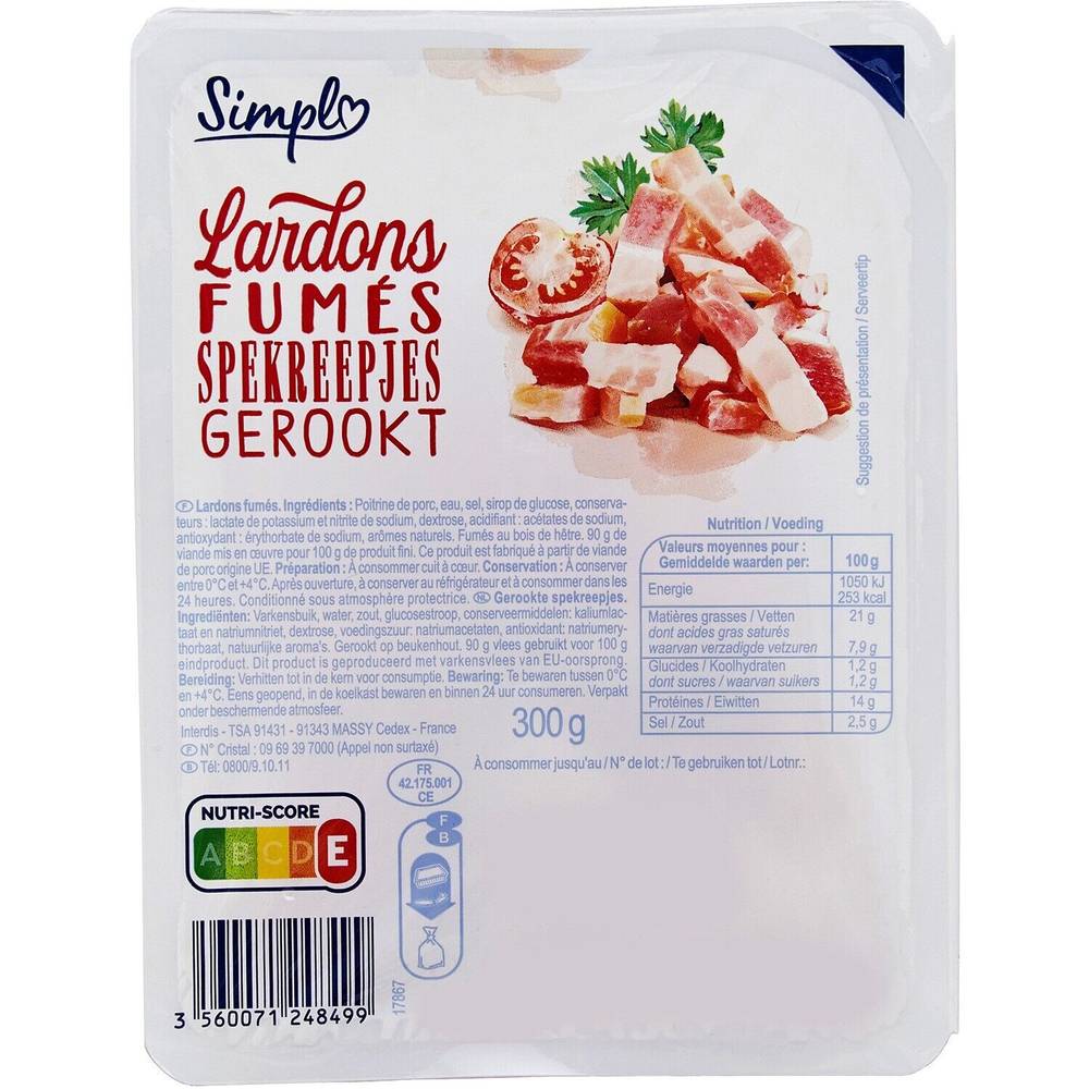 Simpl - Lardons fumés