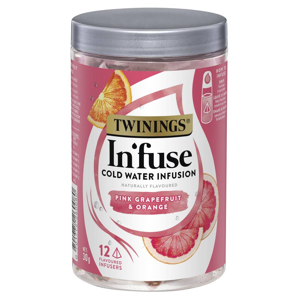 Twinings In'fuse Cold Water Infusion Pink Grapefruit & Orange Delivery