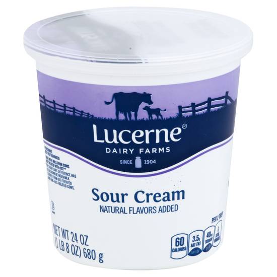 Lucerne Sour Cream, Natural Flavors Added (24 oz)
